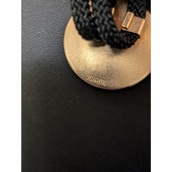 Swank Personalized 'Ed' Two Toned Metal Bolo Tie - Picture 3 of 6
